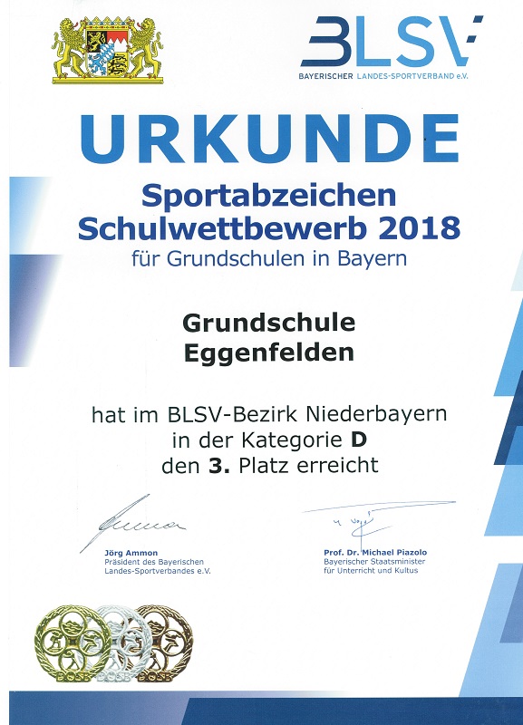 Urkunde Sportabzeichen